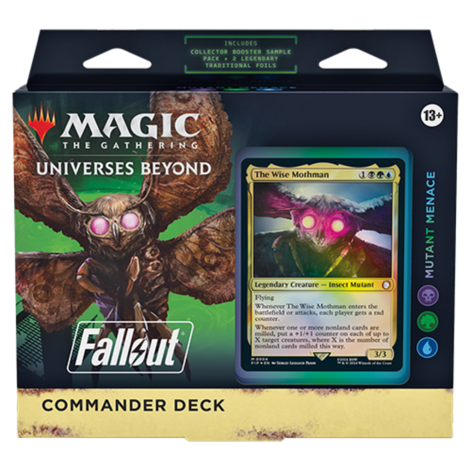 boite de deck préconstruit commander Fallout Mutant Menace
