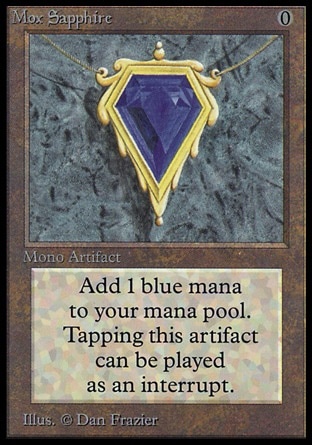 carte Mox Sapphire